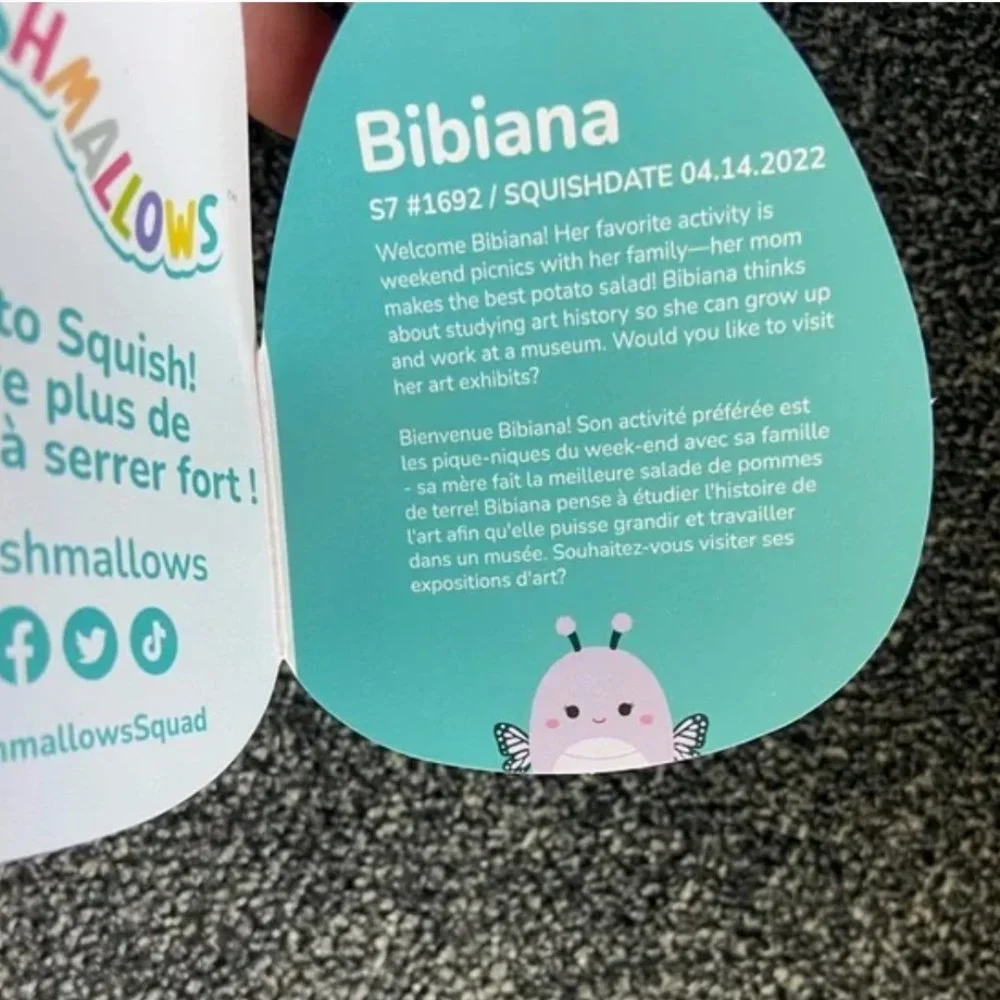 Squishmallows welcome bibiana